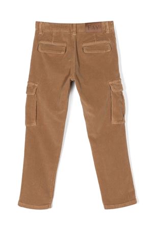 brown cotton trousers FAY KIDS | FT6P70V0104119